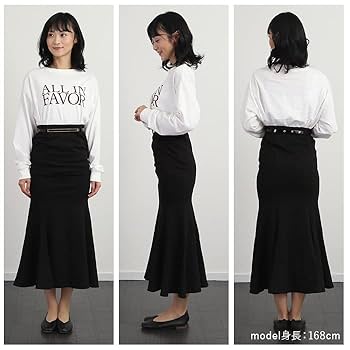 Amazon.co.jp: マーメイドスカート ベルト付き kskirt647 M